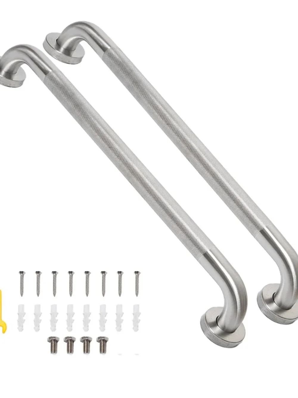 2 Pack 32 Inch Shower Grab Bar, Brushed Nickel Bathroom Grab Bar Handle
